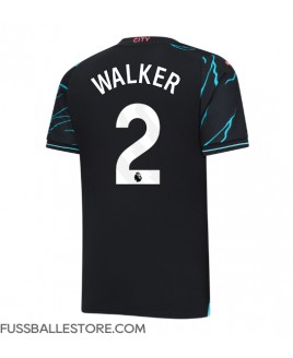 Günstige Manchester City Kyle Walker #2 3rd trikot 2023-24 Kurzarm